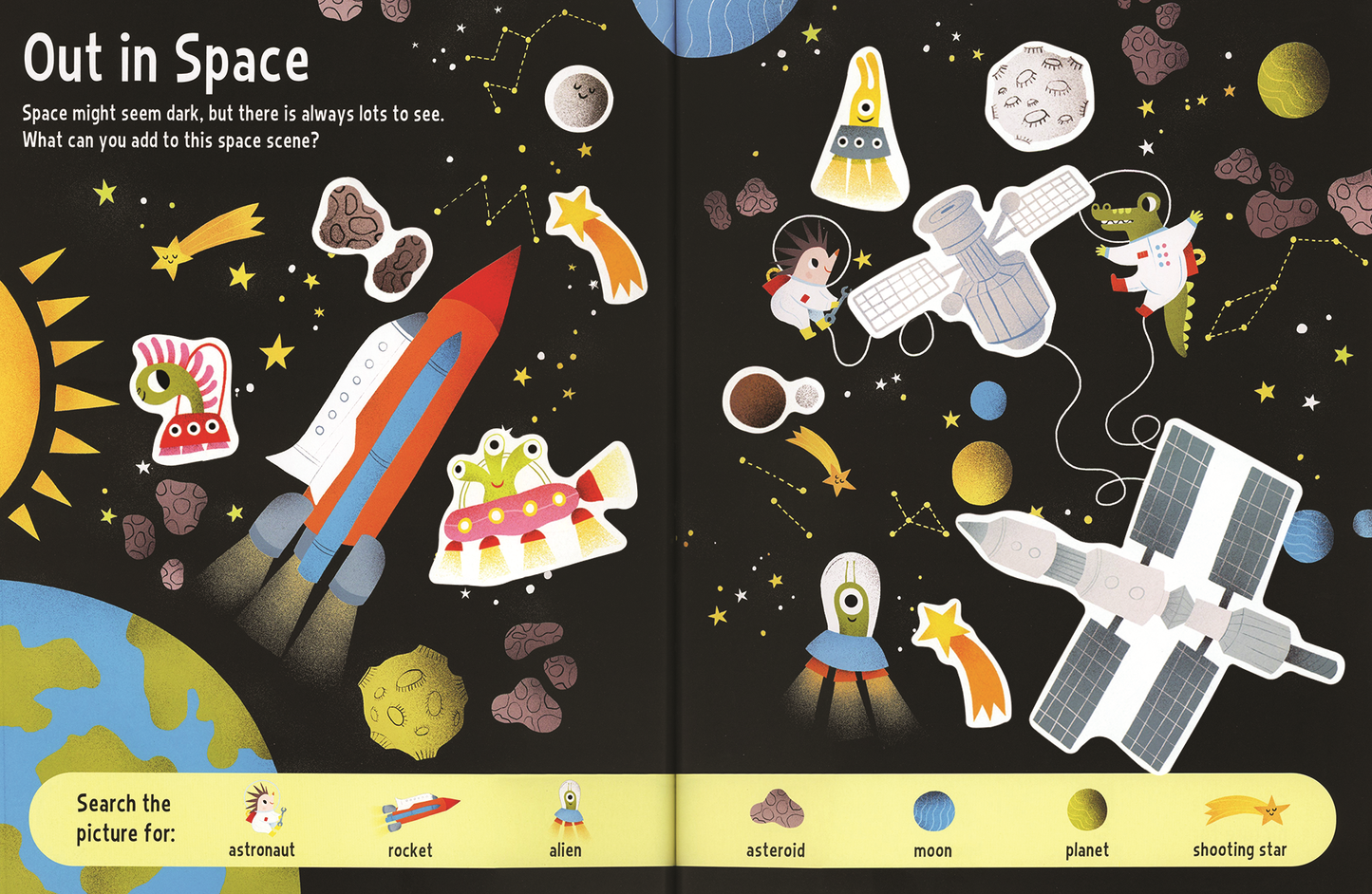 Big Stickers, Space