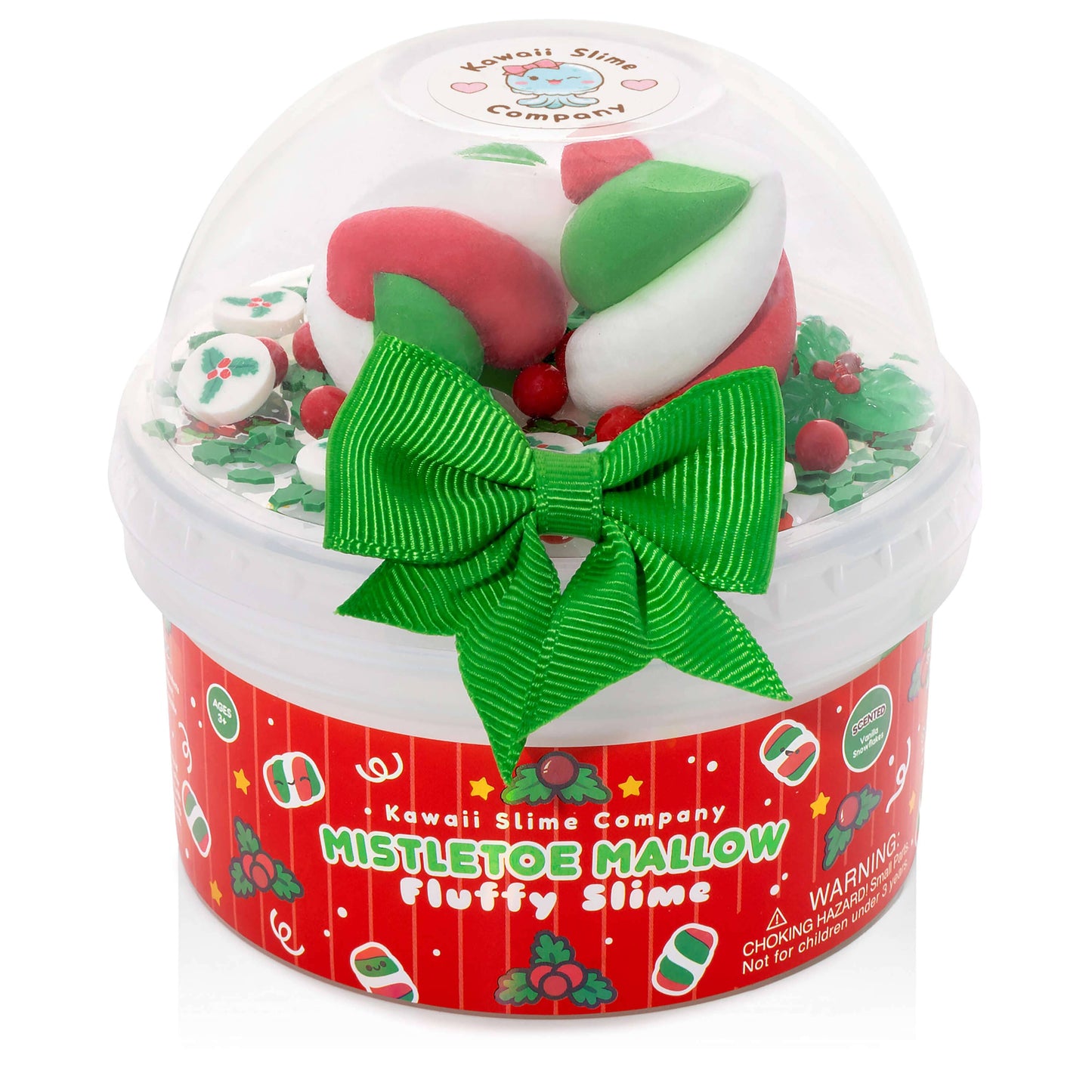 Mistletoe Mallow Fluffy Signature Dome™ Slime (4pcs/case)
