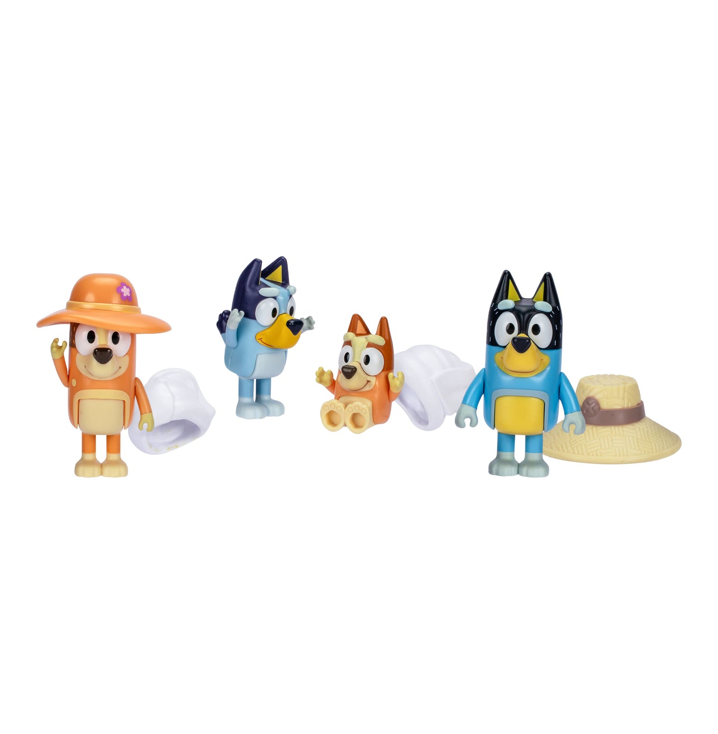 Moose Toys Bluey 4 Pack Figurine Set
