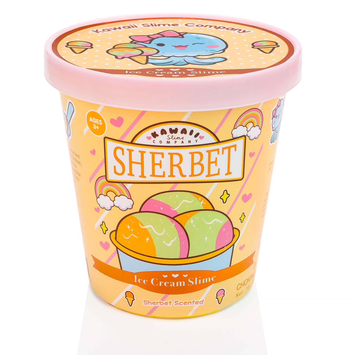 Sherbet Scented Ice Cream Pint Slime (5pcs/case)