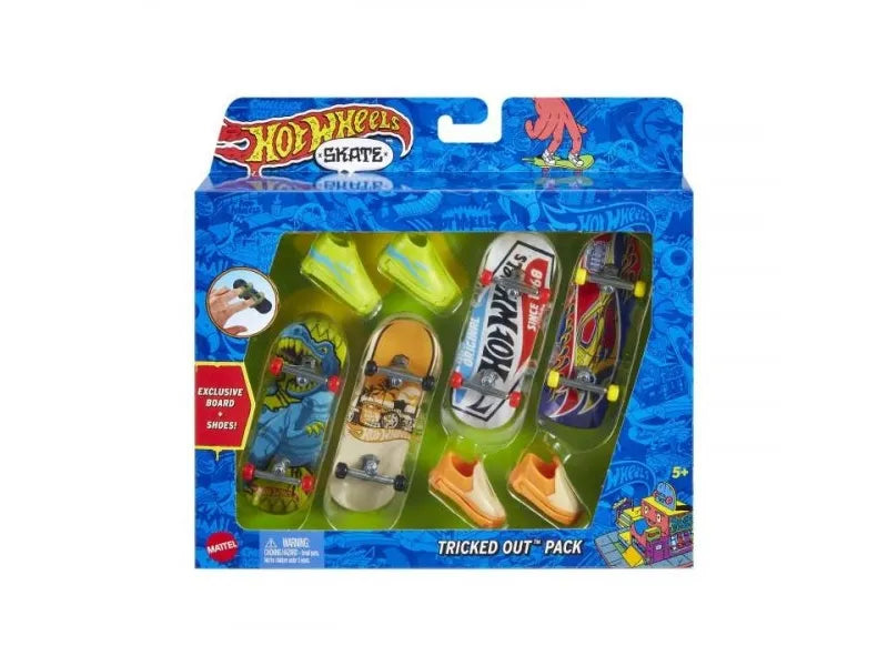 Hot Wheels Skate Tony Hawk Fingerboards & Skate Shoes Multipack