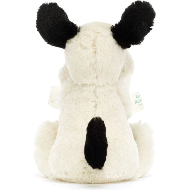 Bashful Black & Cream Puppy Soother