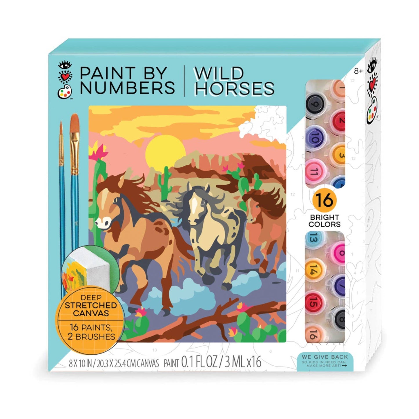 Paint By Numbers - Wild Horses