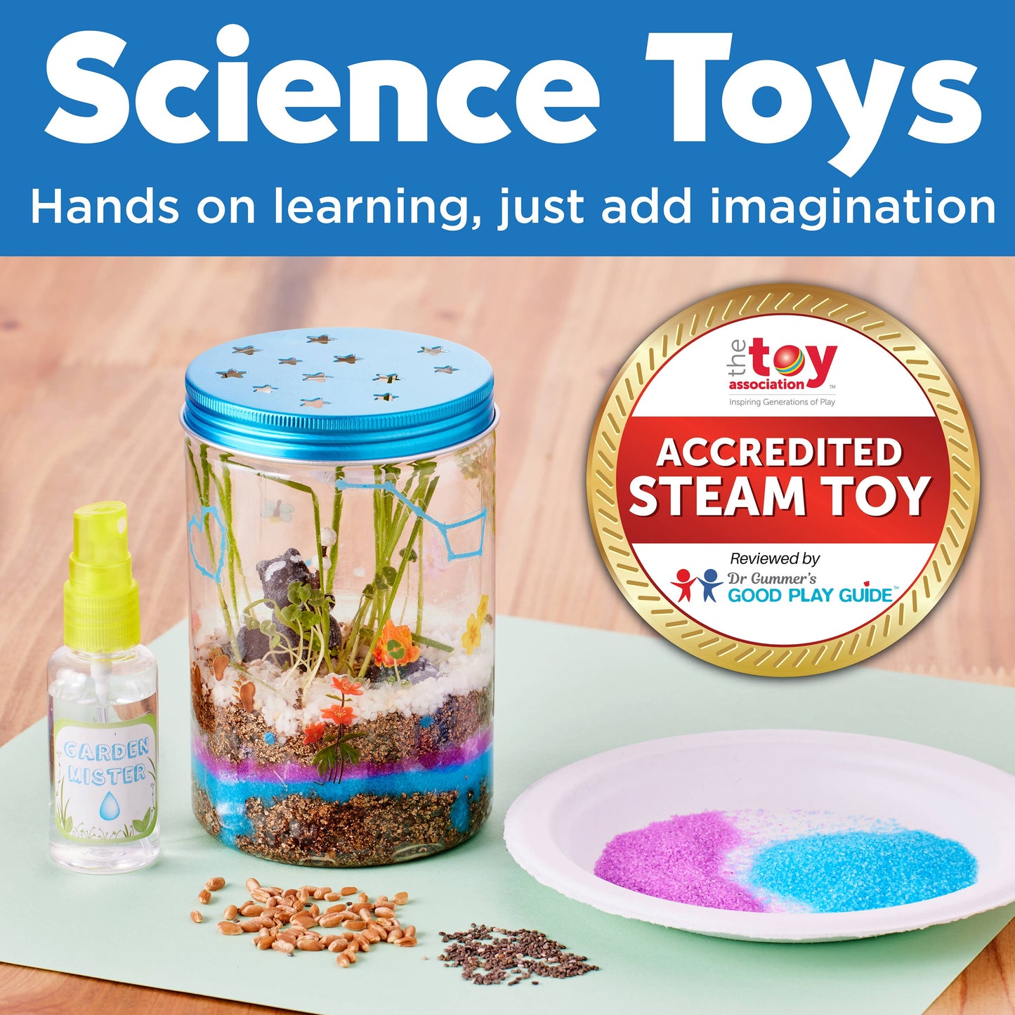 Grow N' Glow Terrarium DIY Craft Kit for Kids