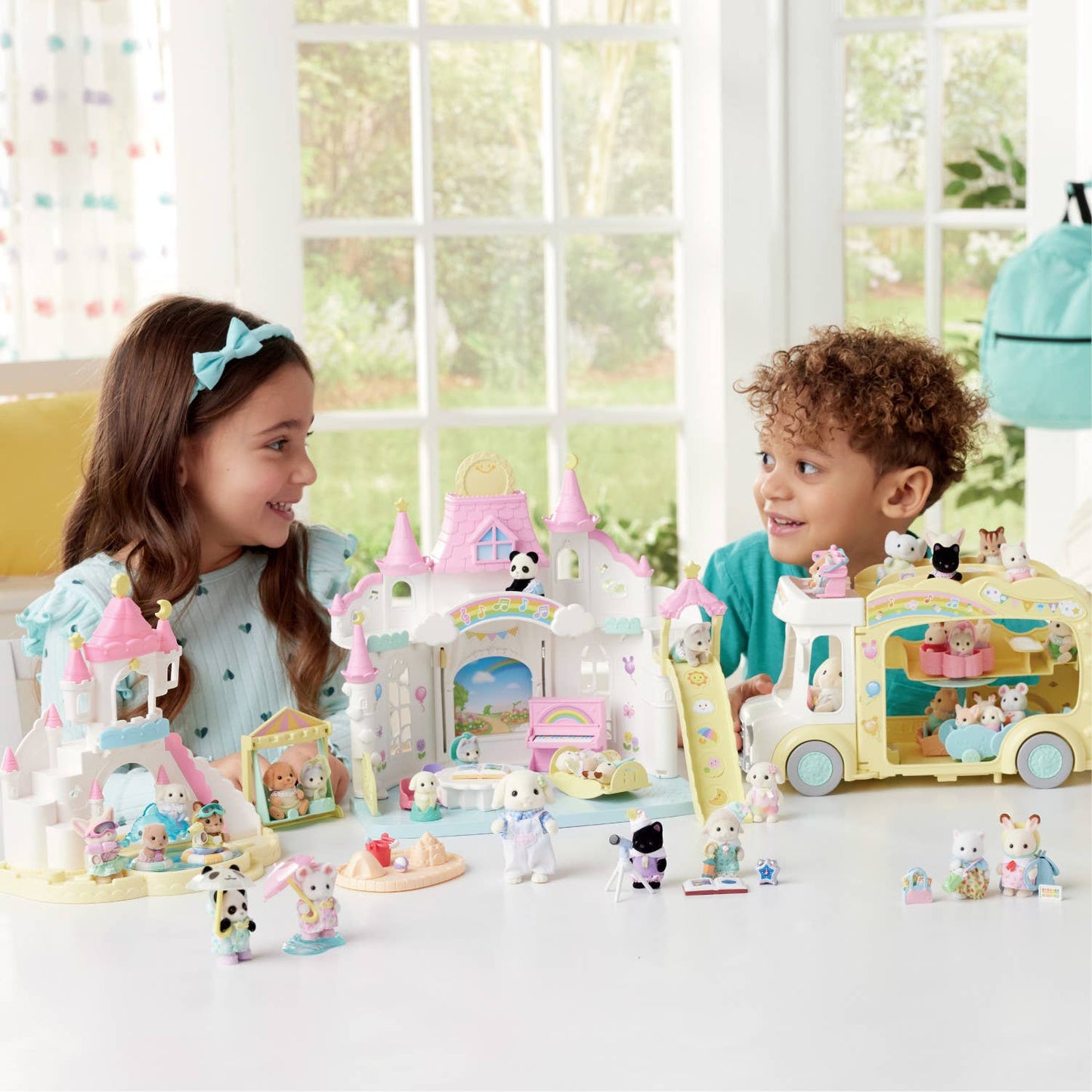 Calico Critters Nursery Friends Sleepover Trio, 3 Figures