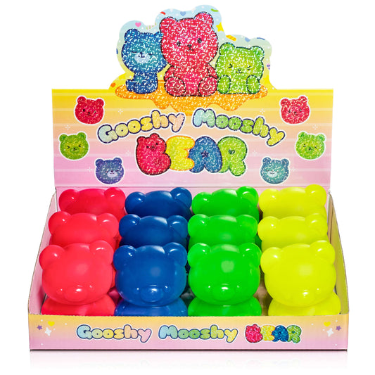 Gooshy Mooshy Bear Sensory Squishy Toy (12pcs/case)
