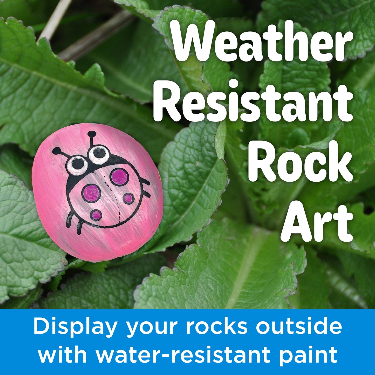 Chalk and Rock Bucket Group Activity Craft Kit for Kids