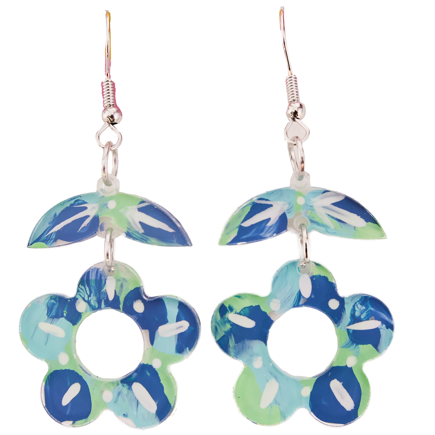 Painted Acrylic Earrings - Adult Craft Kit Makes 3 Pairs