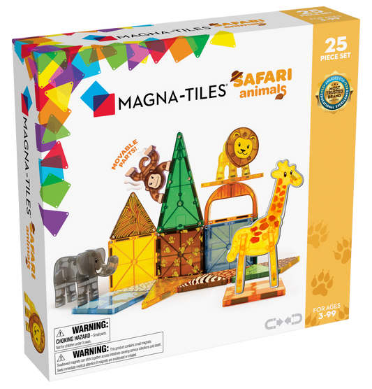Magna-Tiles Safari Animals 25-Piece Set