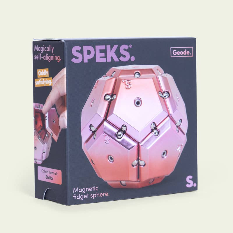 Geode Chrome Sphere Magnetic Sensory Toys