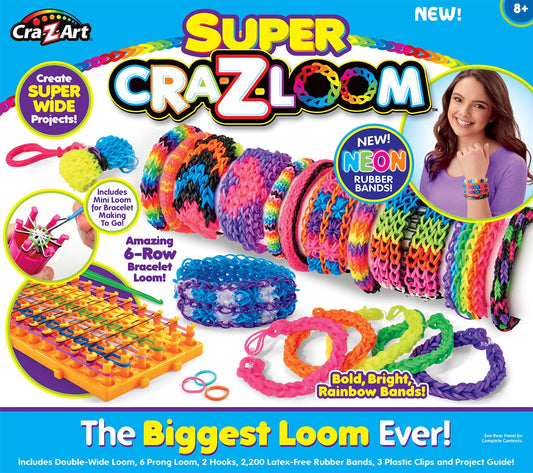 Cra-Z-Loom Super Loom with Neon Bands