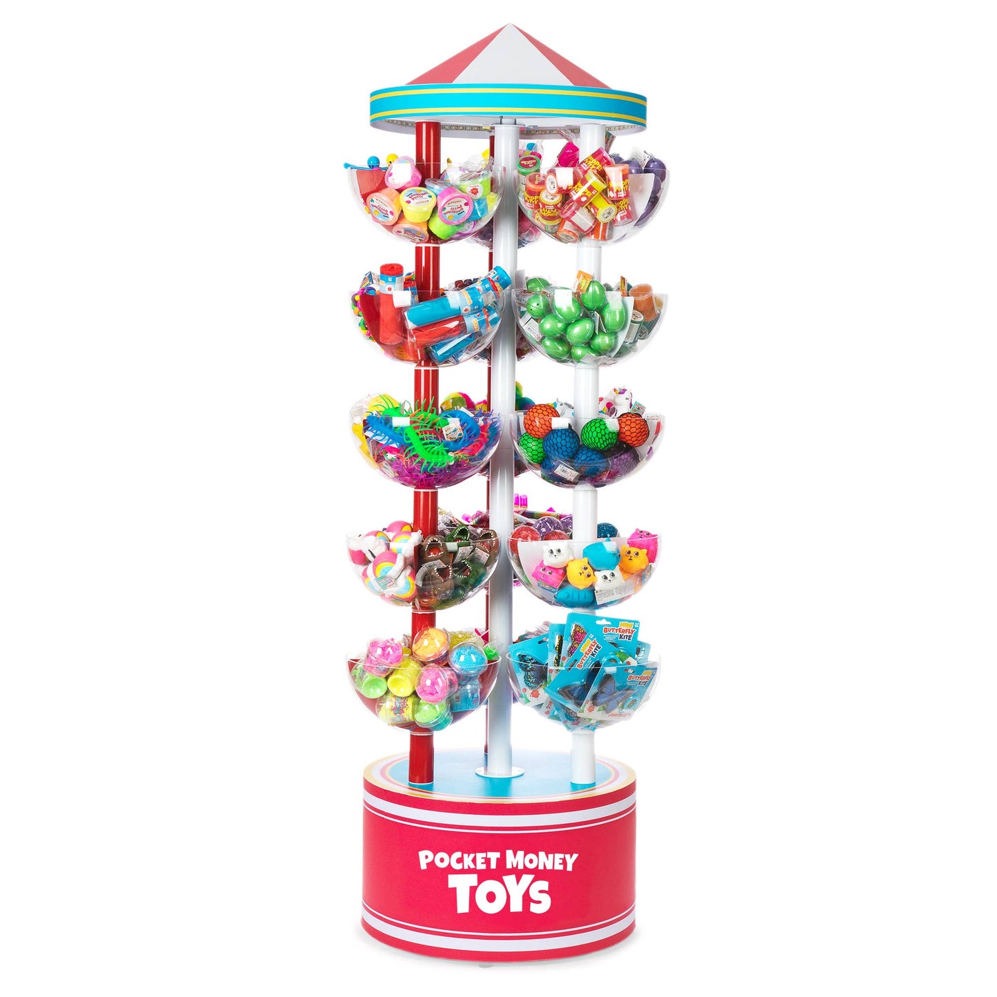 Keycraft Mini merry-go-round Display Stand & Toy Bundle