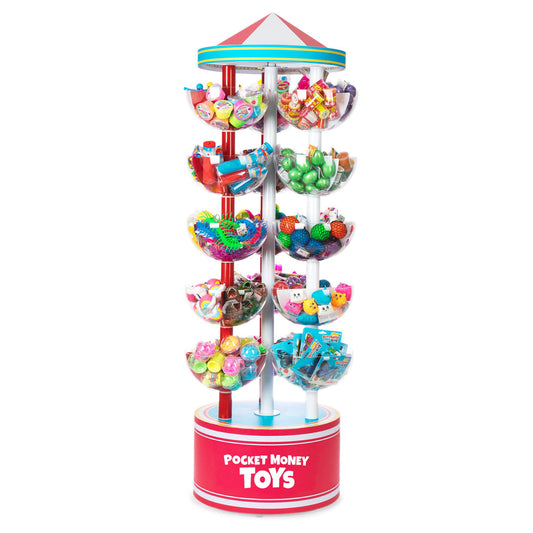 Keycraft Mini merry-go-round Display Stand & $3 Toy Bundle