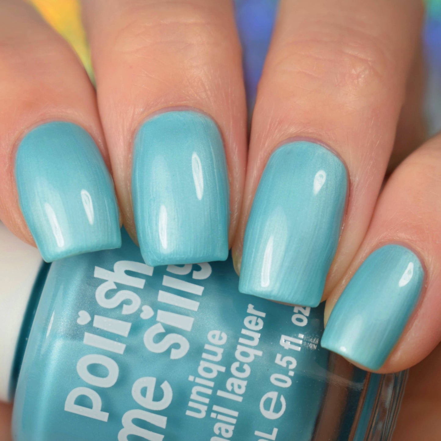 Dreamy- Bright Lights Solid Blue Nail Polish Lacquer