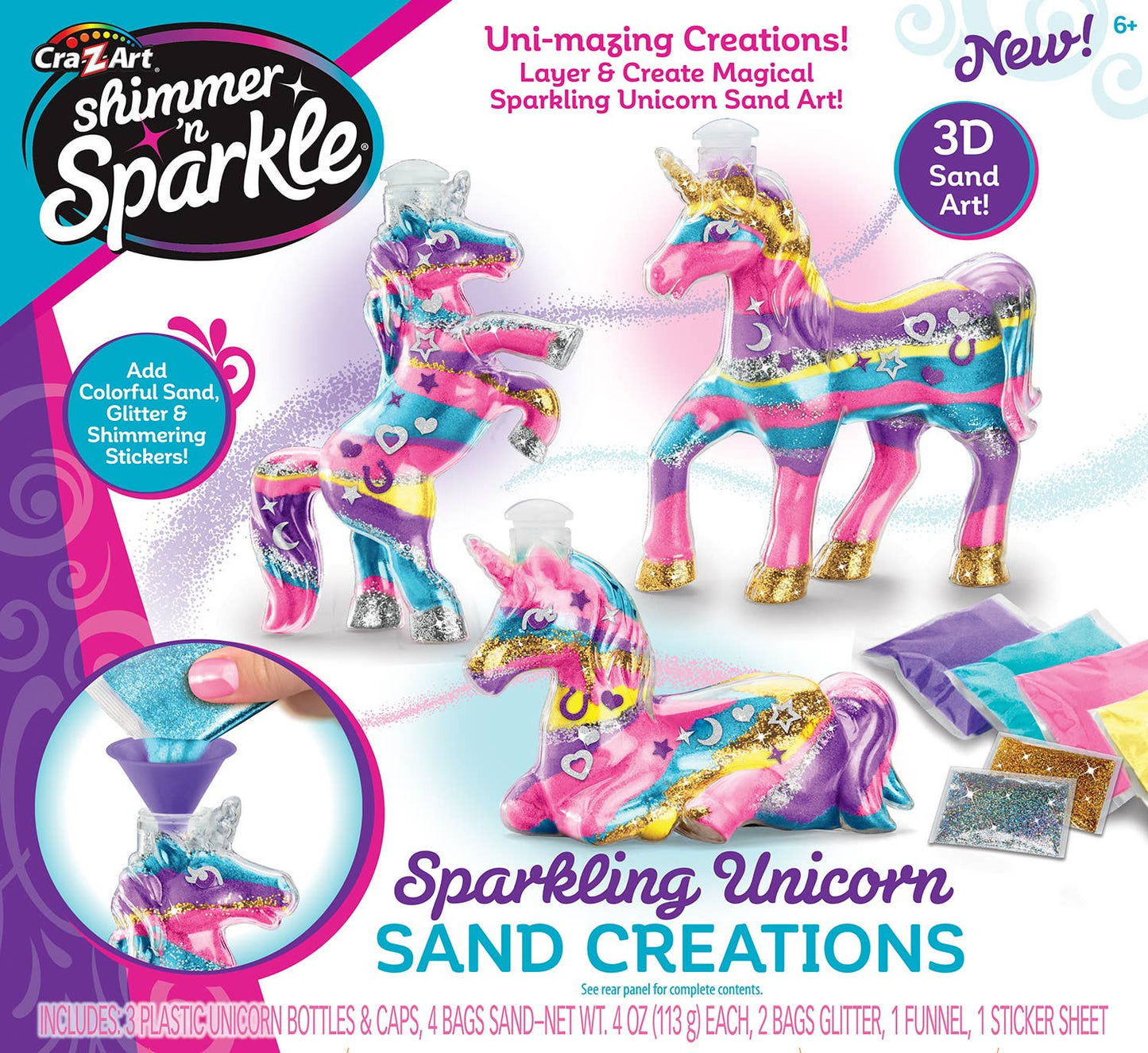 Shimmer 'N Sparkle Sparkling Unicorn Sand Creations