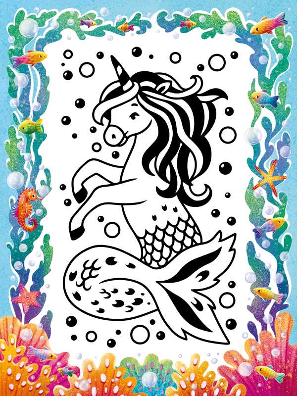 Unicorn Puffy Art by IglooBooks