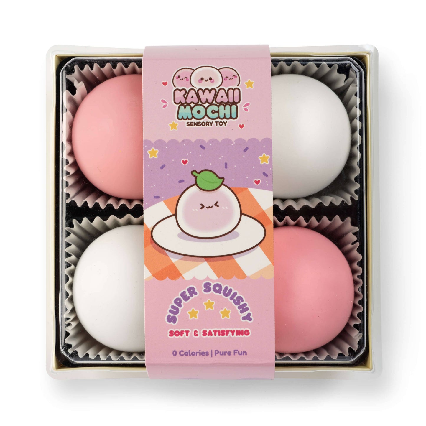 Kawaii Mochi 4 Pack Sensory Fidget Toys (12pcs/case)