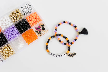 Halloween Spooky Season DIY Stretchy Bracelet Craft Kit