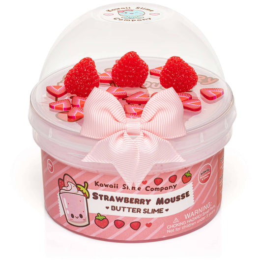 Strawberry Mousse Fluffy Butter Slime (4pcs/case)