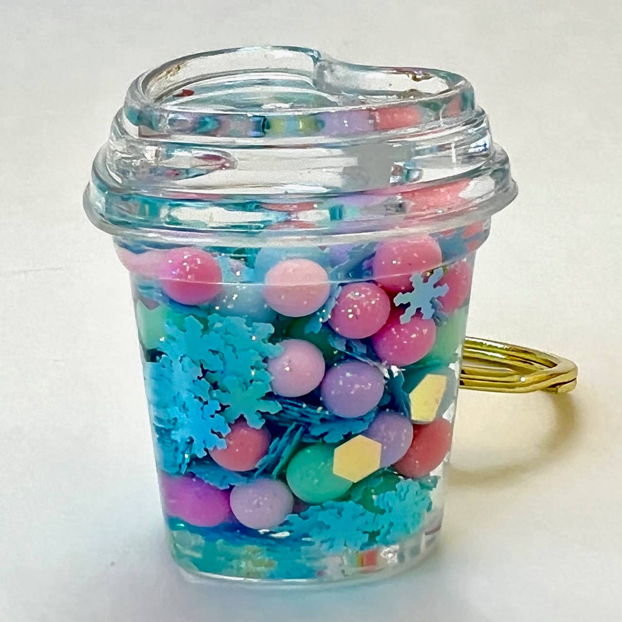 12149 ASSORTED FLOATY KEY CHARM