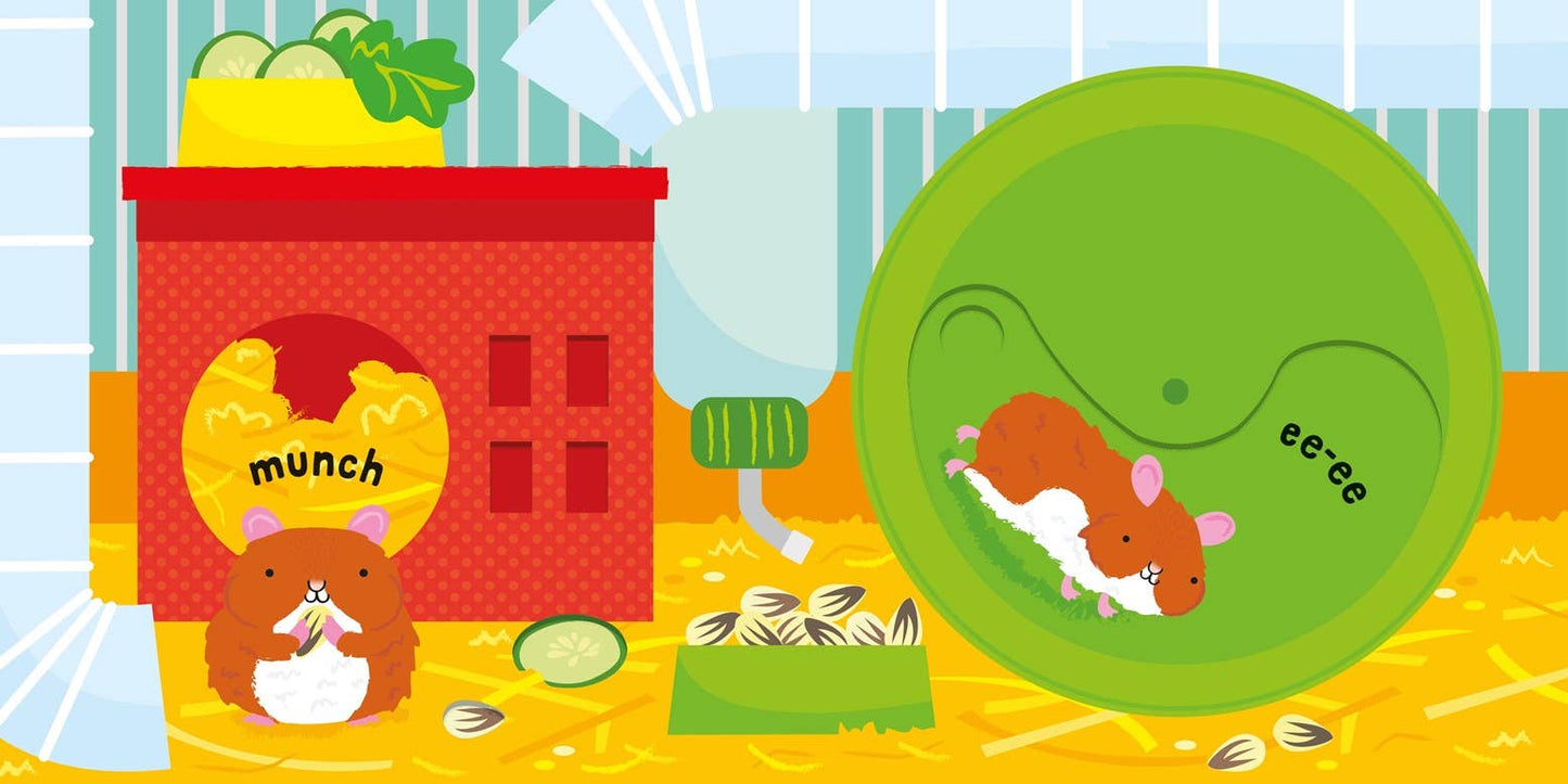 Slide And See Pets board book : Usborne