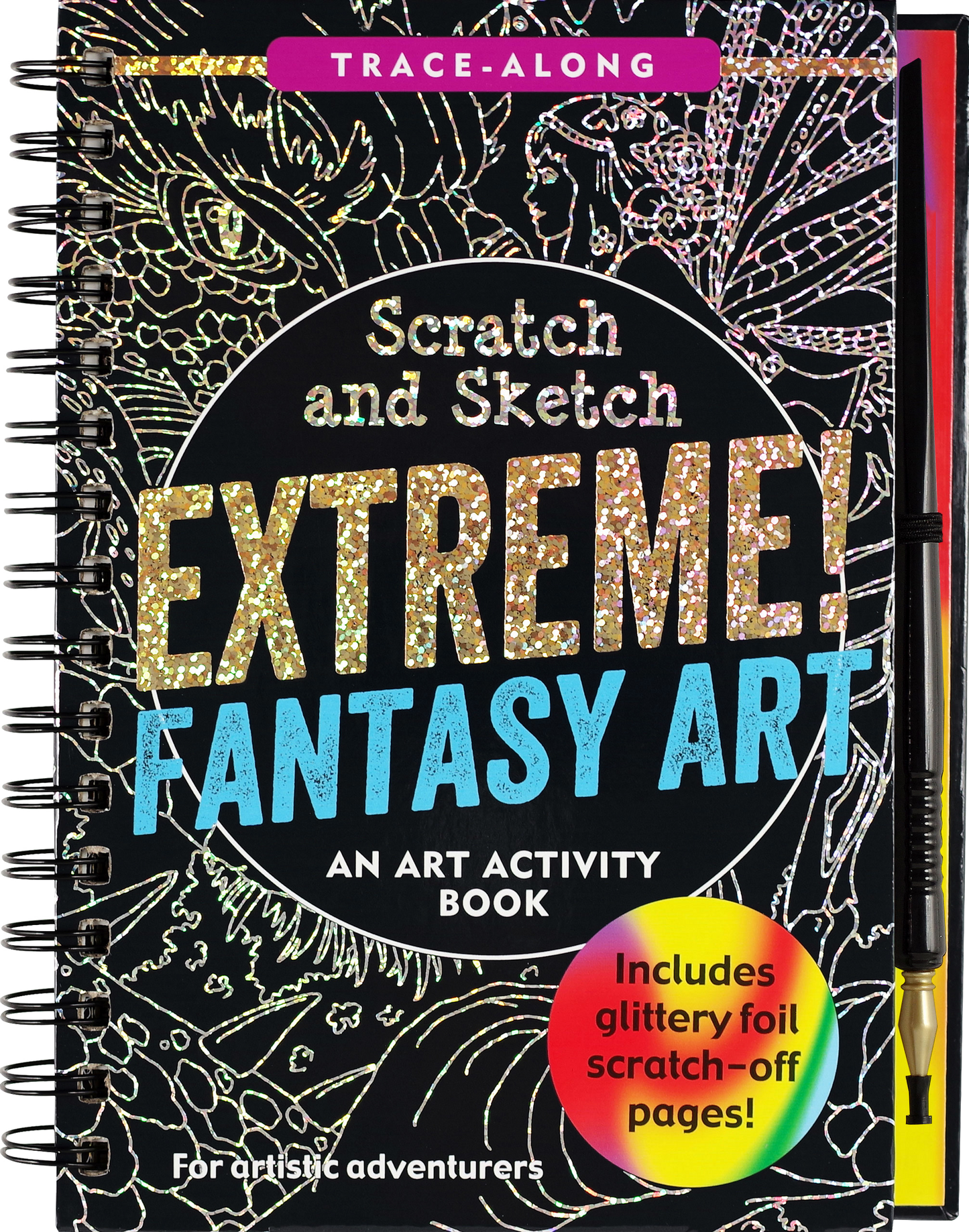 Scratch & Sketch Extreme Fantasy Art (Trace Along)