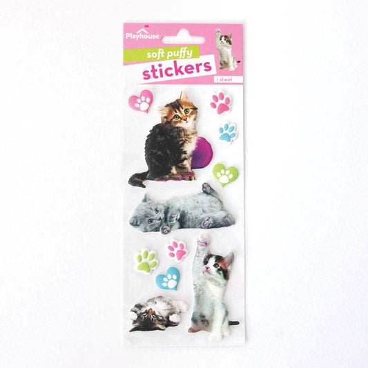 Kittens Puffy Sticker