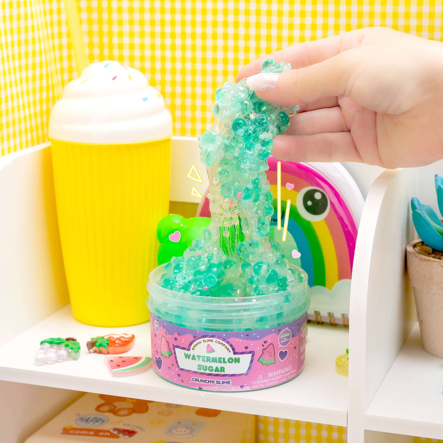 Watermelon Sugar Fishbowl Bingsu Slime (4pcs/case)