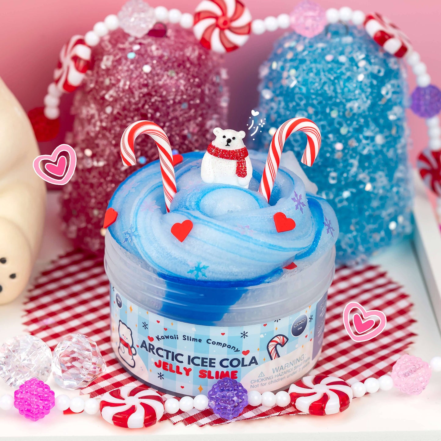 Arctic Icee Cola Soda Jelly Signature Dome™ Slime (4pcs/case)