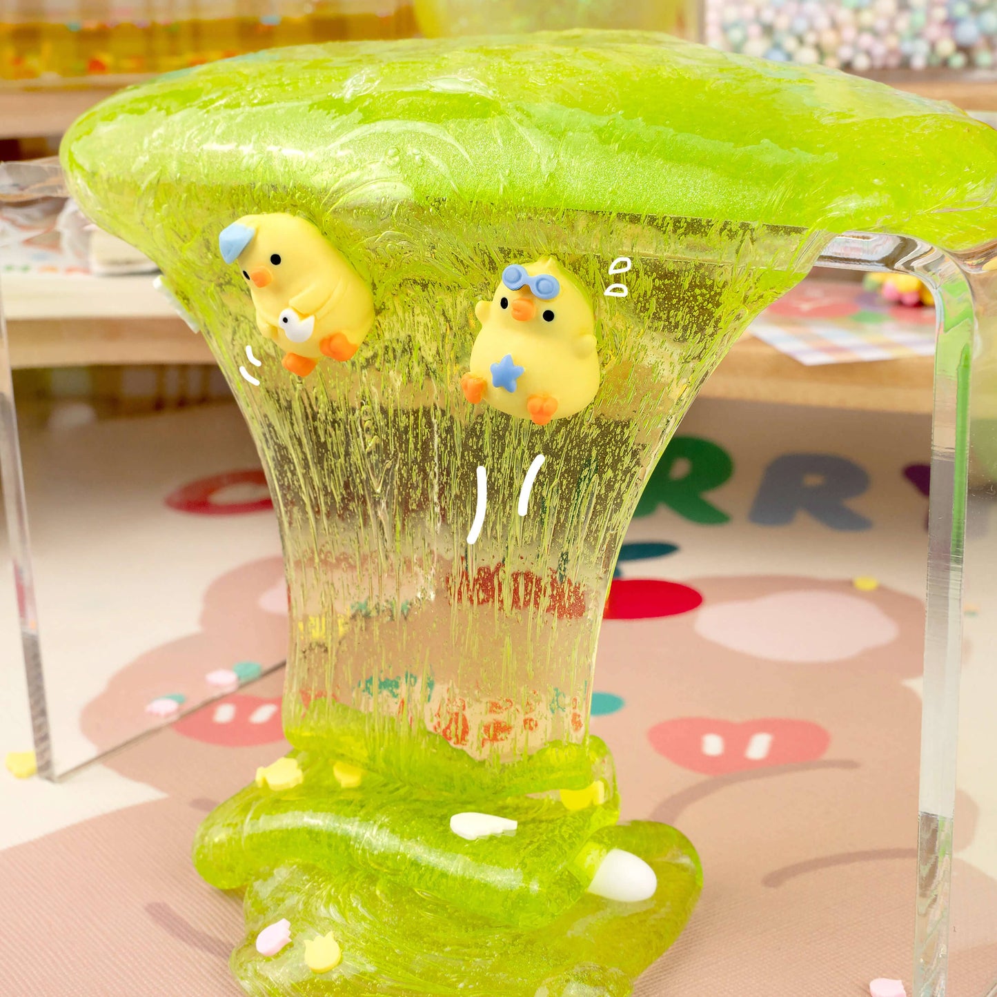 Spring Chicken Clear Slime (4pcs/Case)