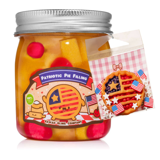 Patriotic Pie Filling Jelly Cube Slime (5pcs/case)
