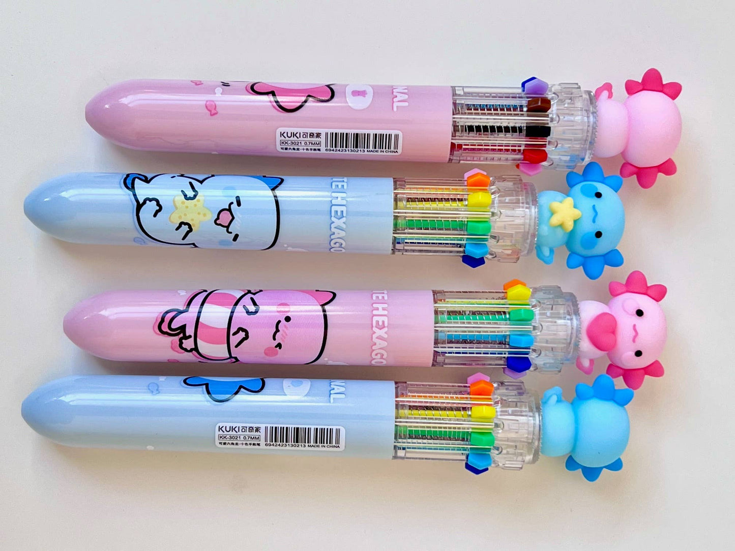 23035 Axolotl 10-Color Retractable Ball Pen-36