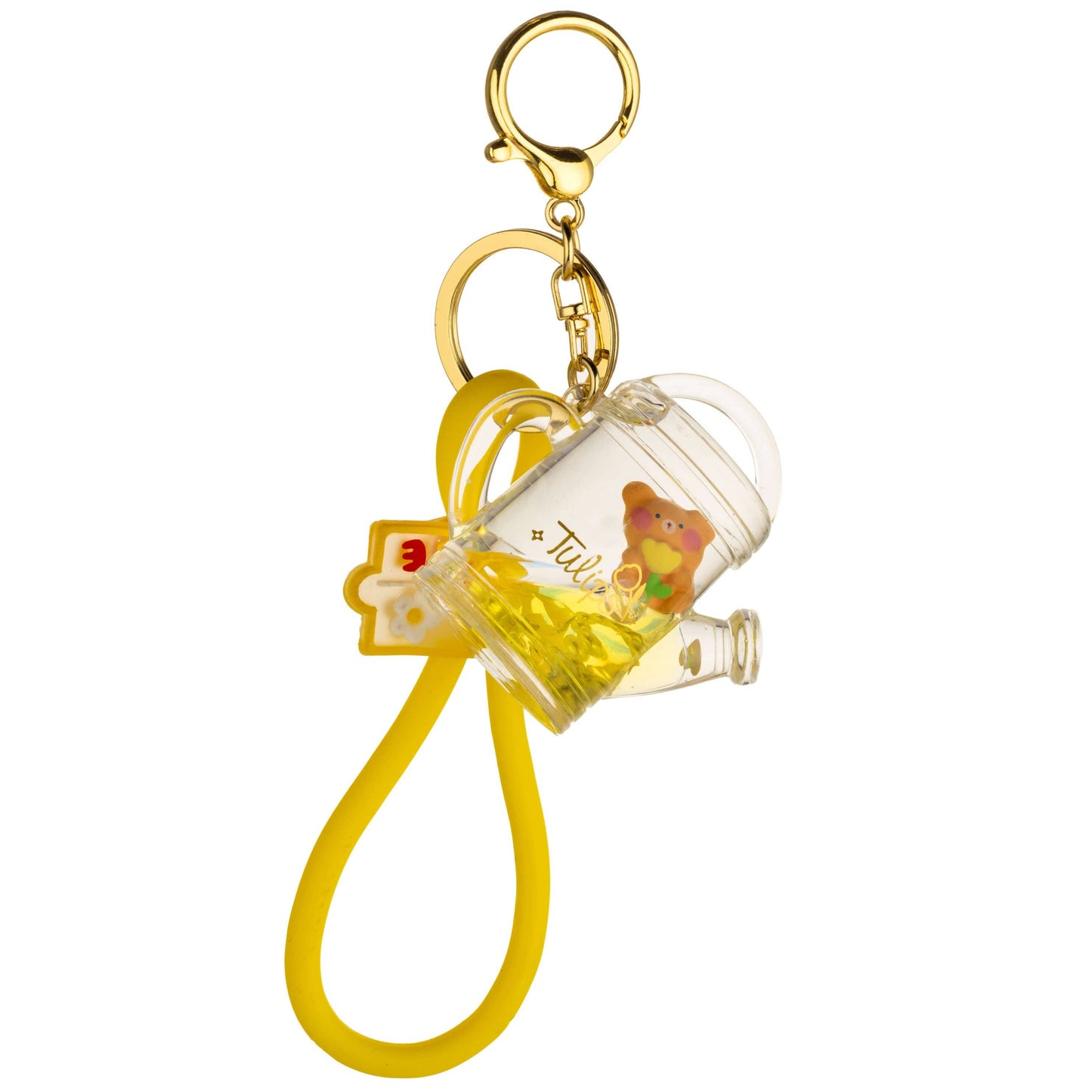Garden Watering Can Liquid Sensory Keychain : Blue
