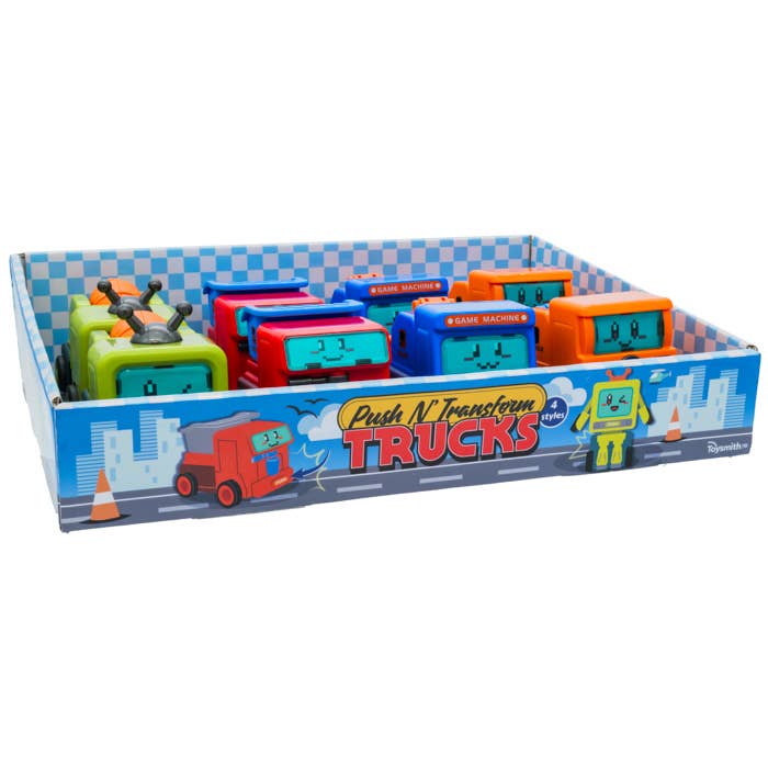 Toysmith Push N' Transform Trucks (8)