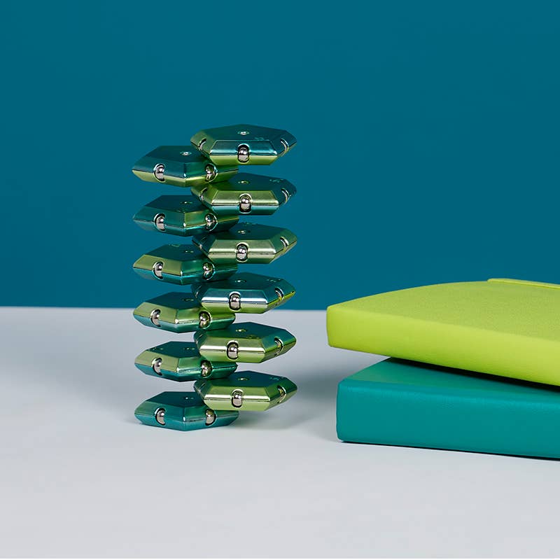 Geode Chrome Sphere Magnetic Sensory Toys
