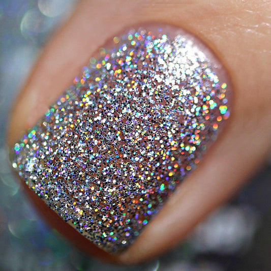 Disco Ball - Rainbow Sparkle Glitter Nail Polish