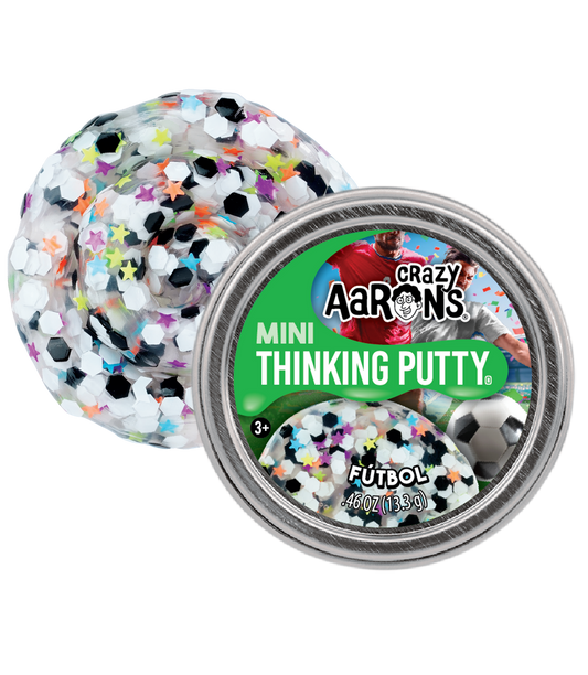 Mini Futbol - 2" Thinking Putty Tin