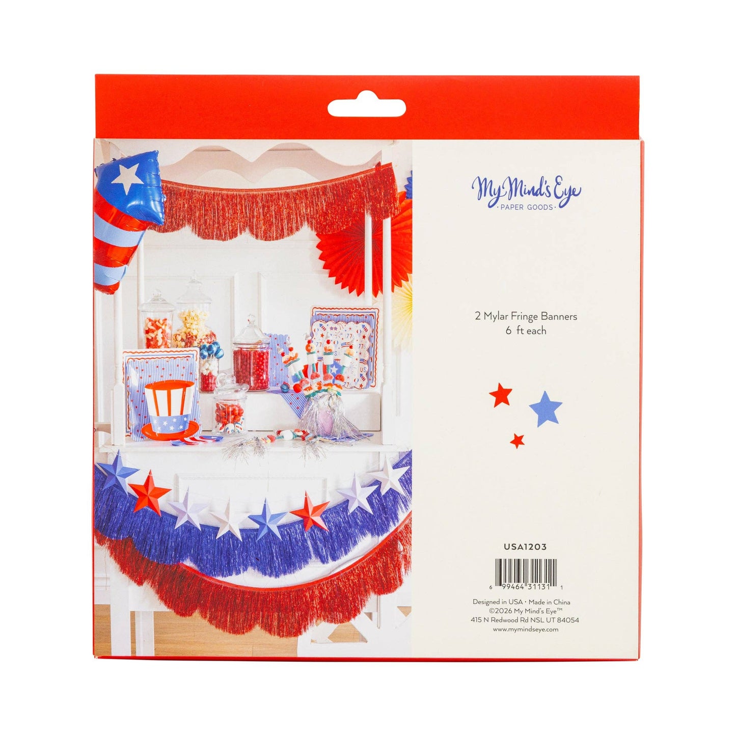 USA1203 - Fringed Scallop Banner Set