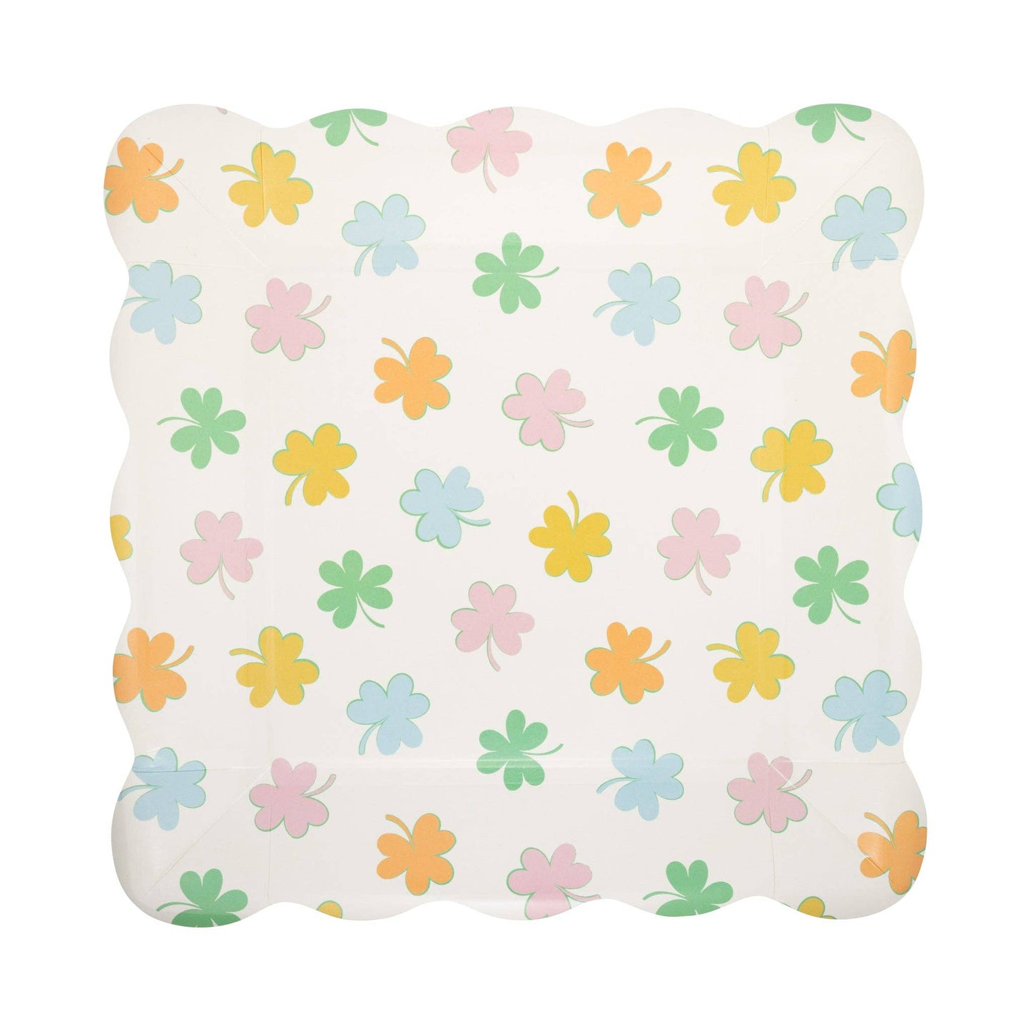 Pastel Shamrock Plate