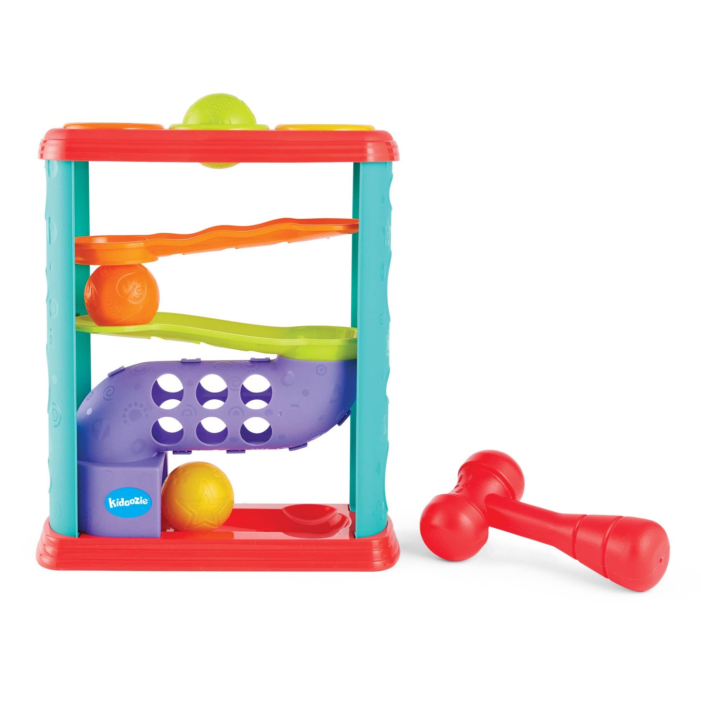 Kidoozie Pound-A-Ball Tower, Toddler Sensory Toy