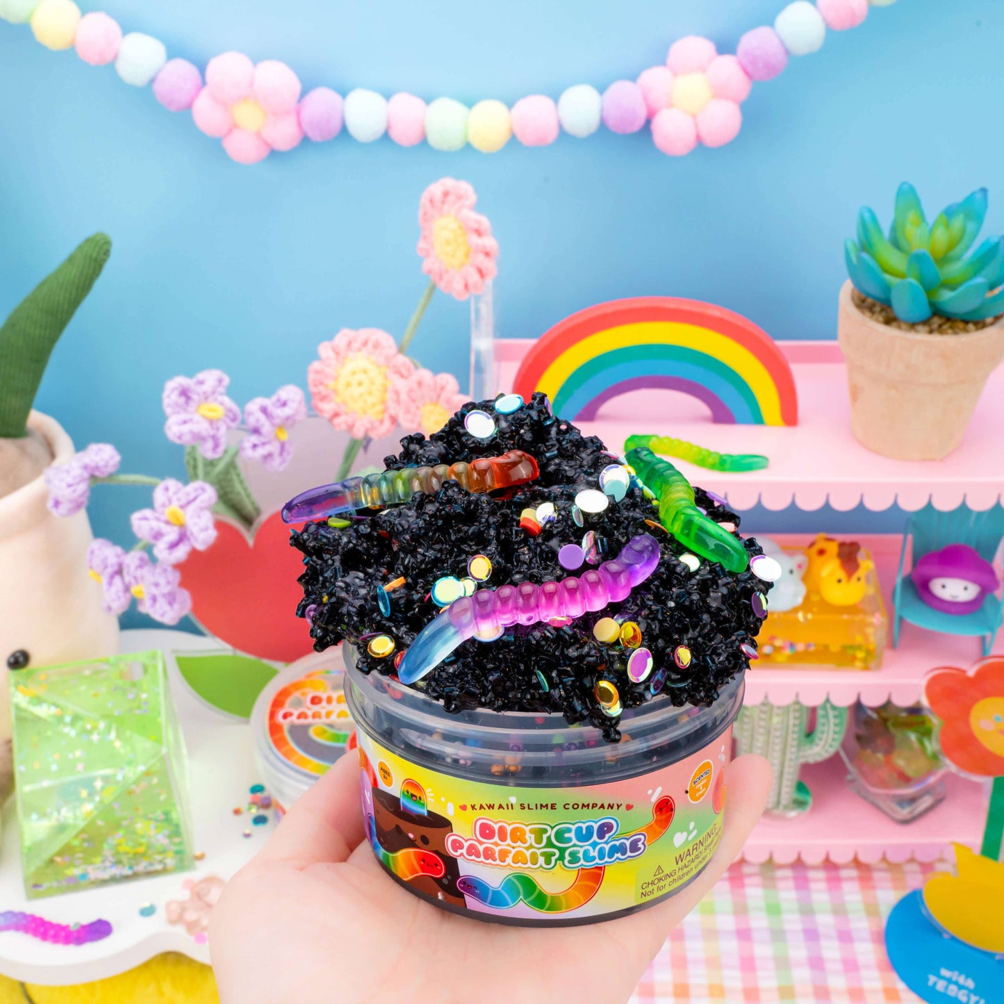 Dirt Cup Parfait 2 Slimes In 1 (4pcs/case)