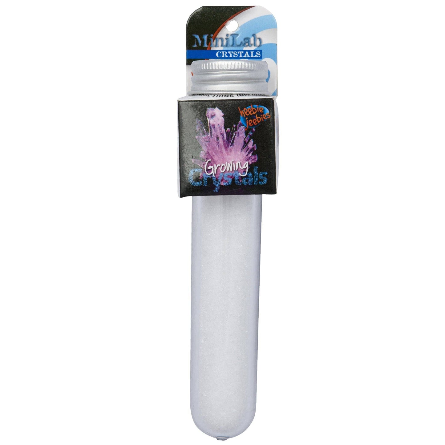 Growing Crystals in Scientific Test Tube