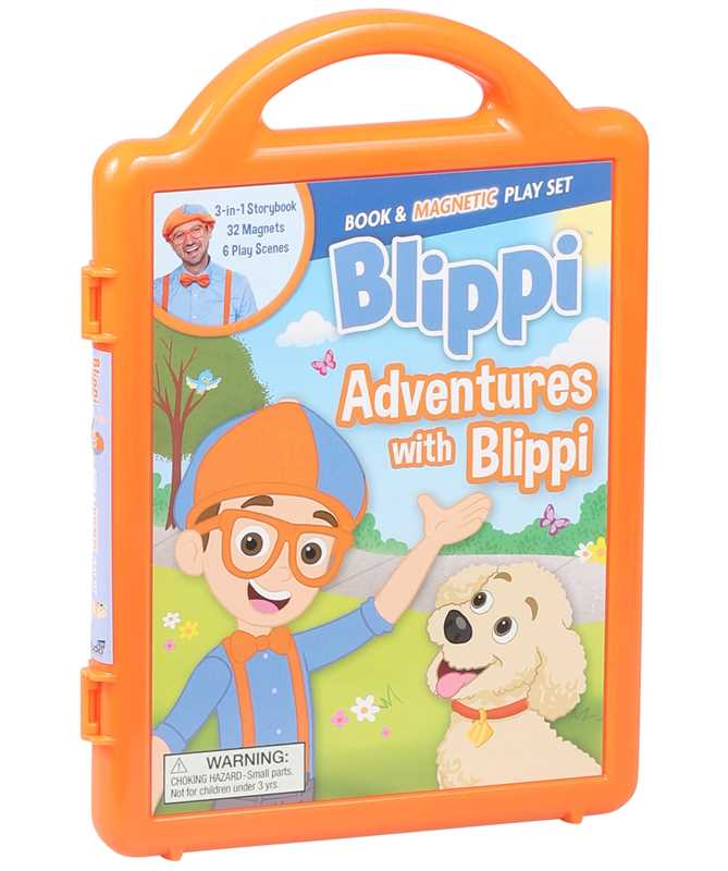 Blippi: Adventures with Blippi Magnetic Play Set by Editors of Studio Fun International