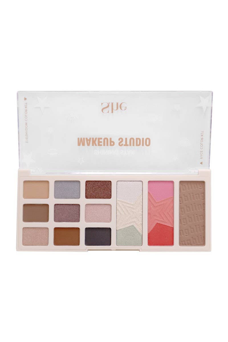 Makeup She FP1035 Shining Star Face & Shadow Color Kit - 6