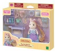 Calico Critters Pony's Hair Stylist Set, Dollhouse Playset