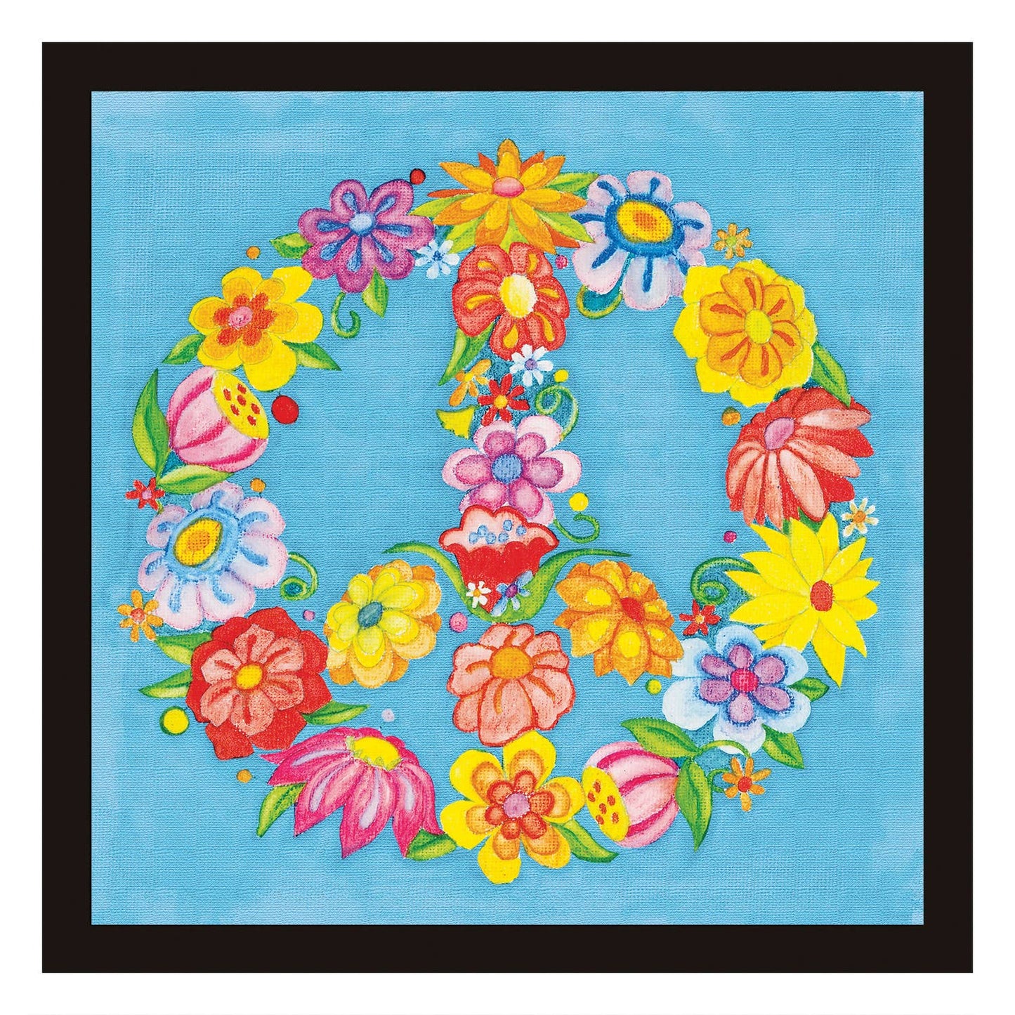 Paint by Number Peace Sign Art Kit for Kids