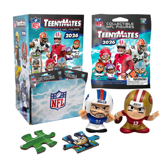 NFL TeenyMates Gravity Feed Display 2026 – 32ct Blind Bag