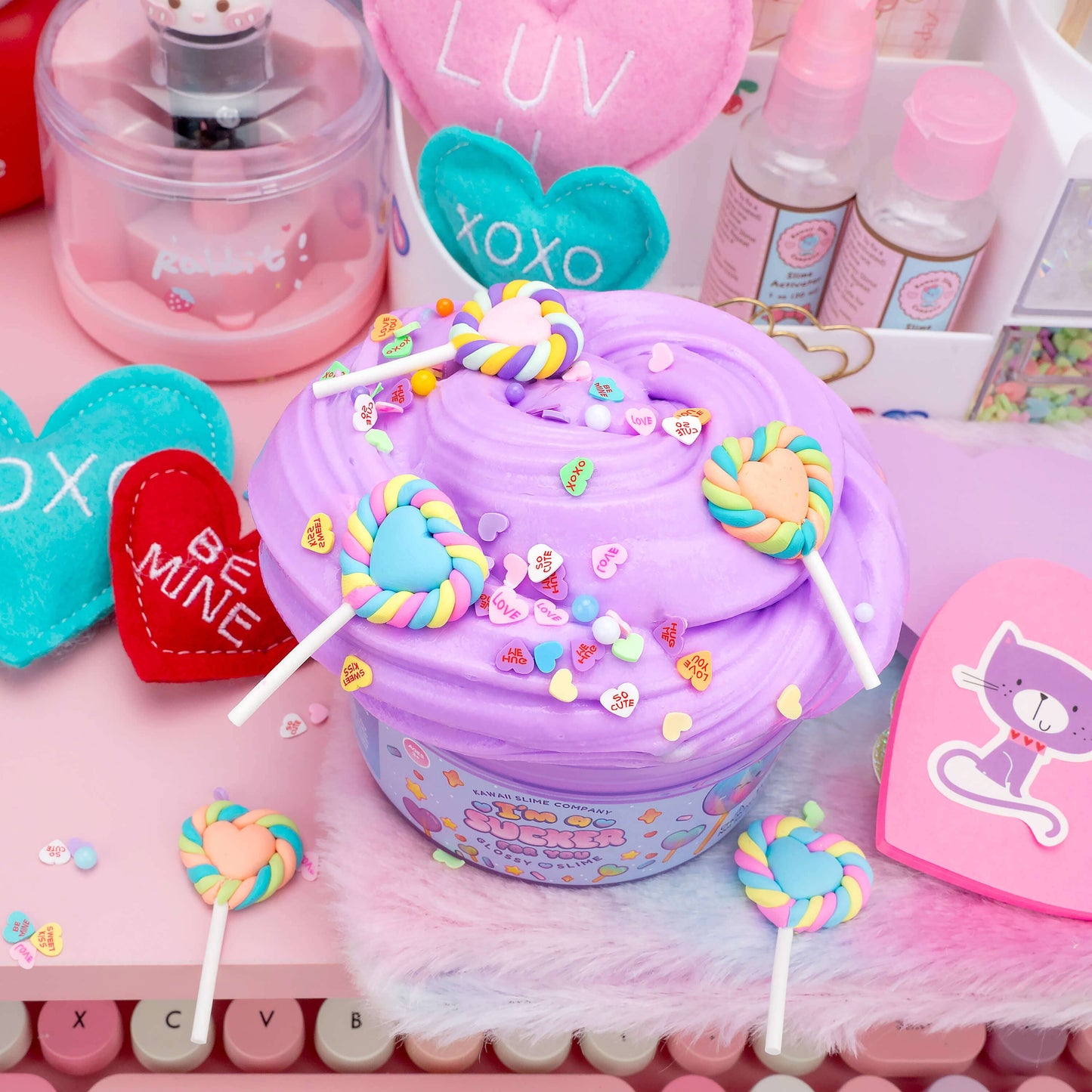I'm A Sucker For You Glossy Signature Dome™ Slime (4pc/case)