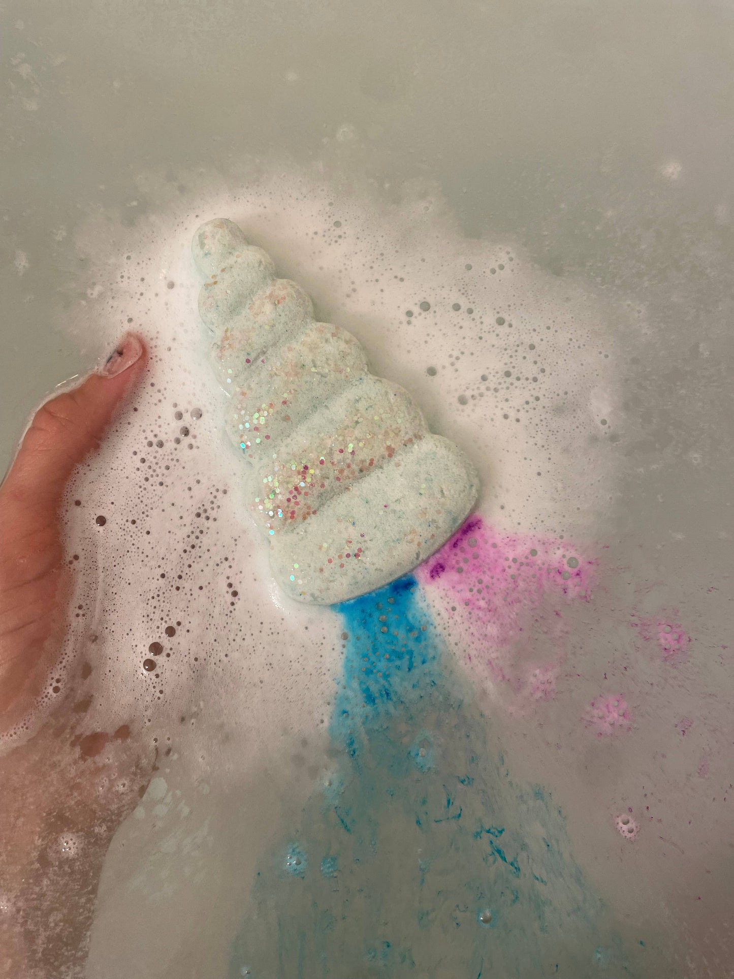 Unicorn horn Bath Bomb - with toy!