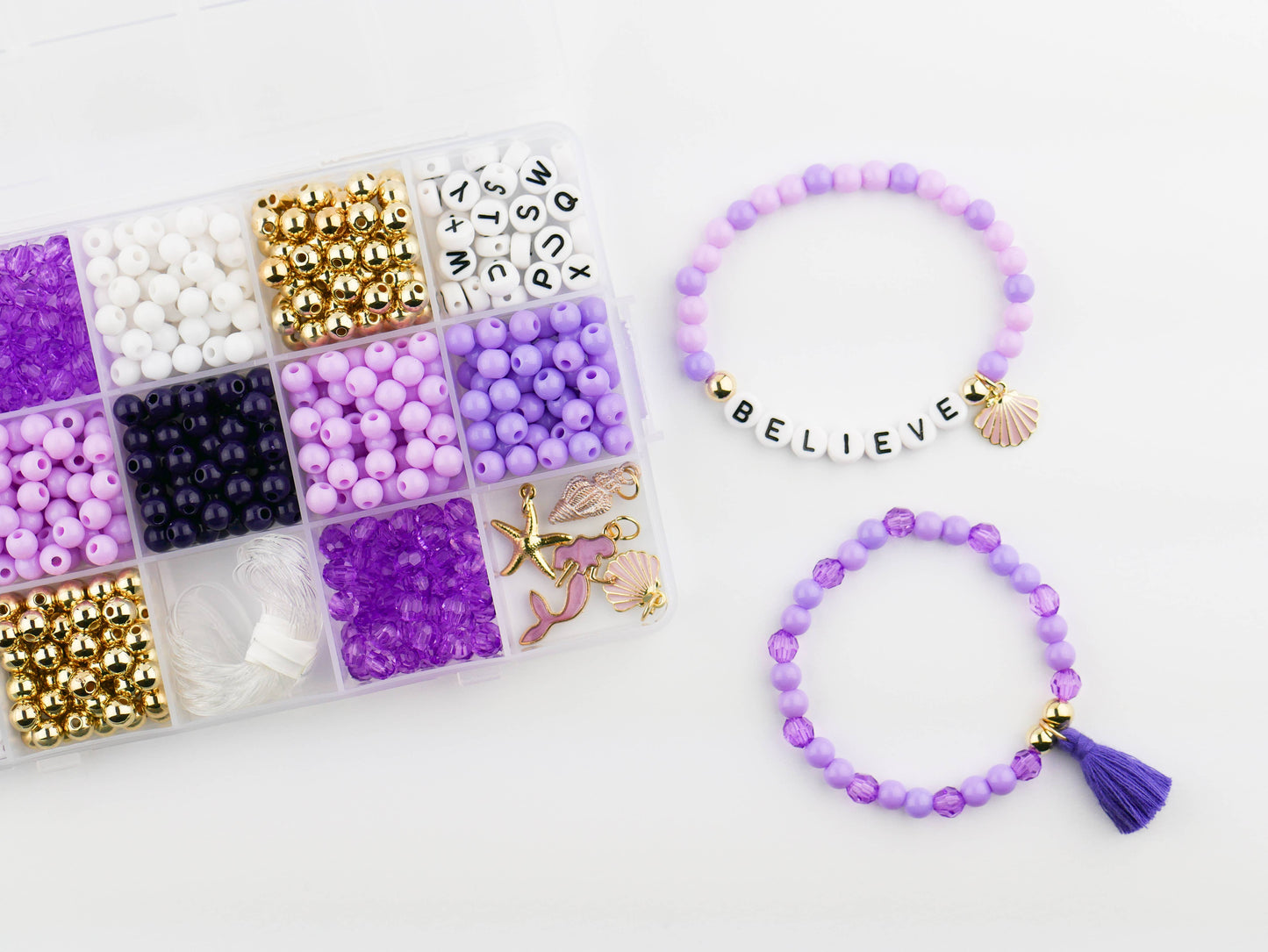 Mermaid At Heart DIY Stretchy Bracelet Craft Kit